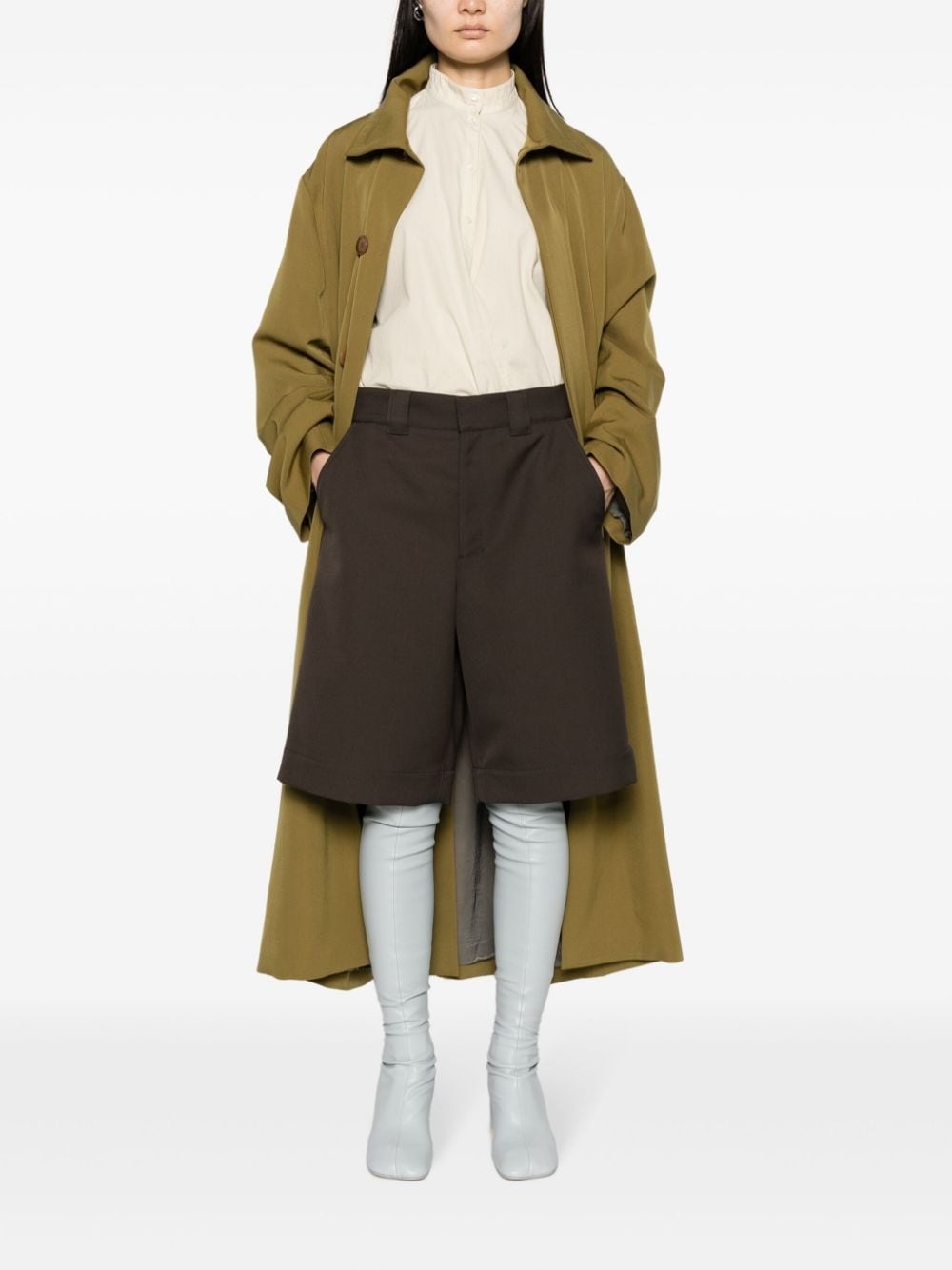 wide-leg Bermuda shorts - 2