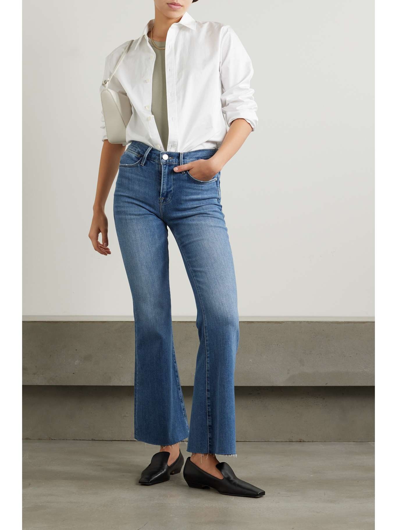 Le Easy Flare frayed jeans - 2