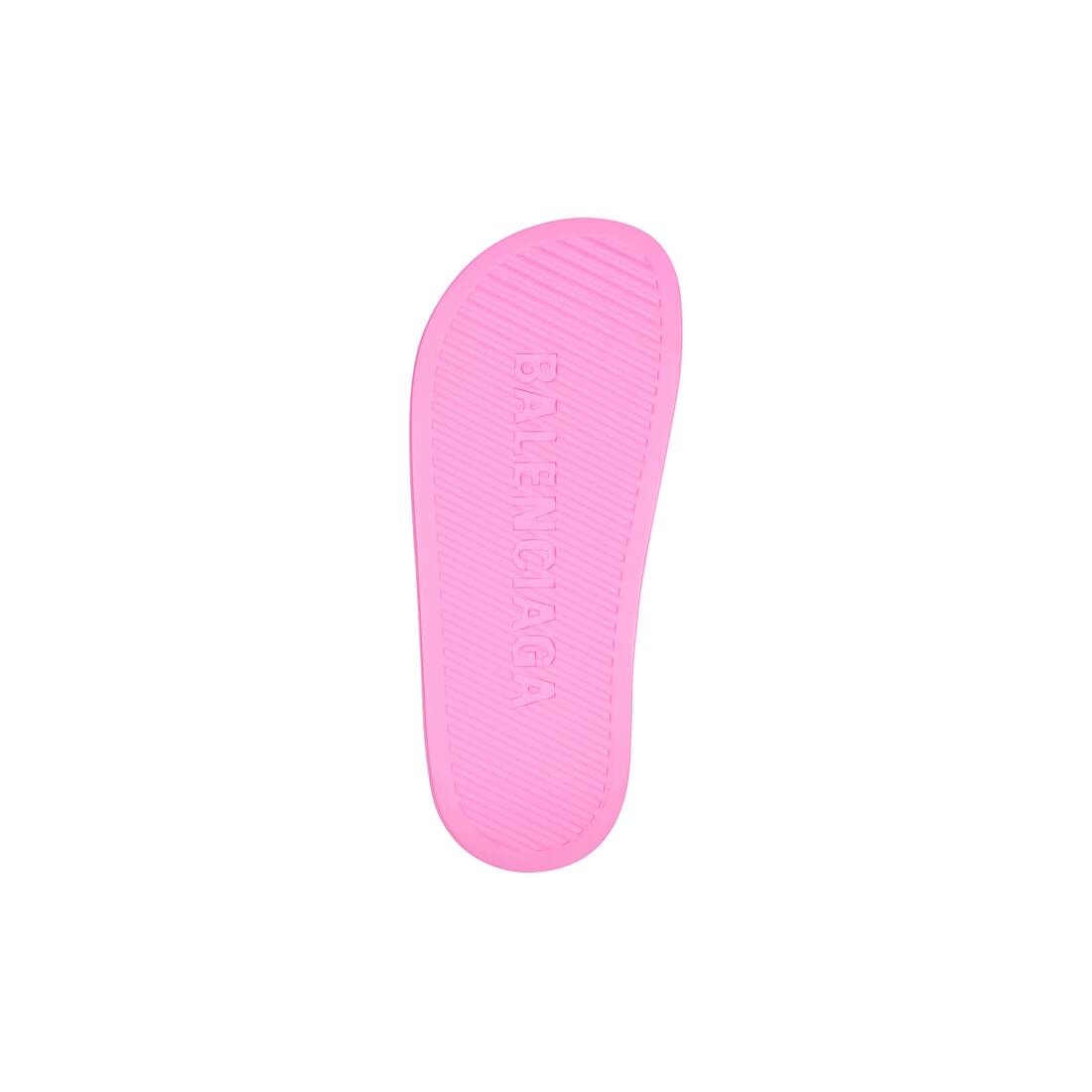 Women's Chunky Slide Sandal in Fluo Pink - 5