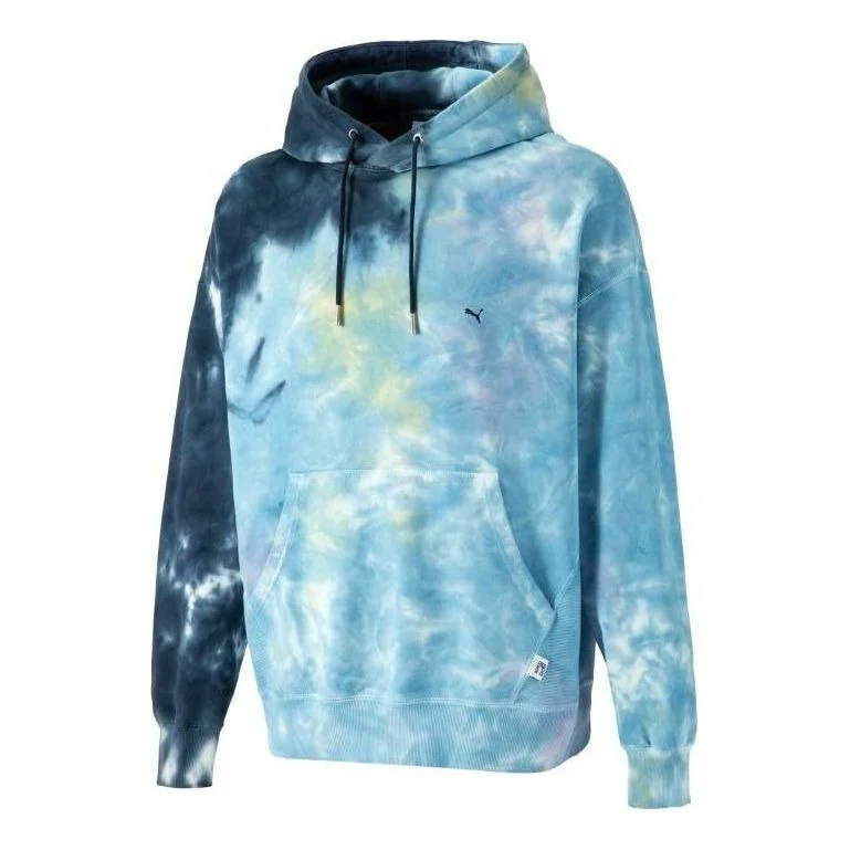 PUMA MMQ Tie Dye Hoodie 'Blue' 539575-06 - 1