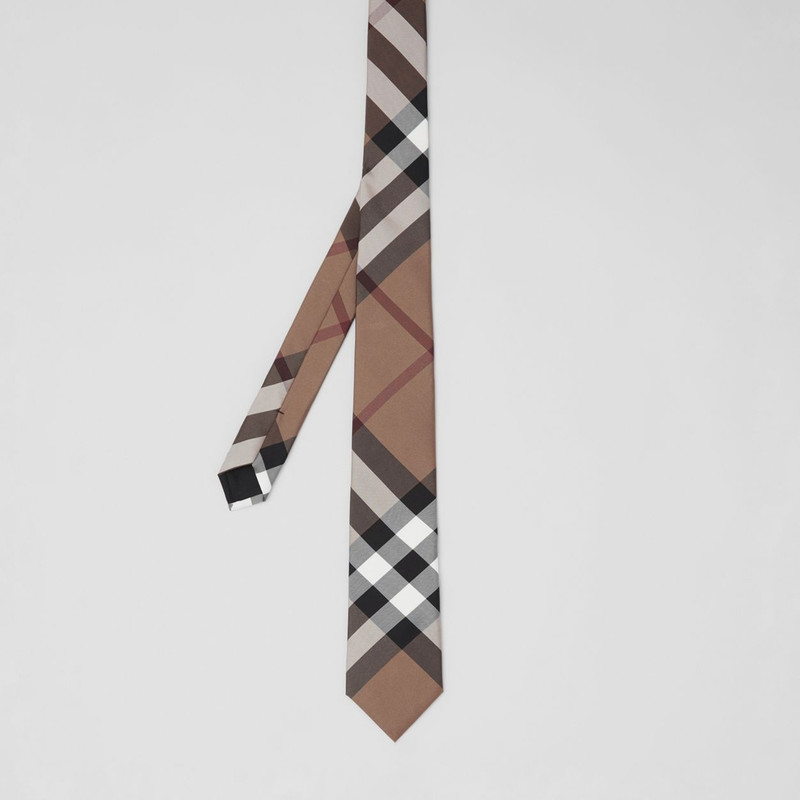 Classic Cut Check Silk Tie 5