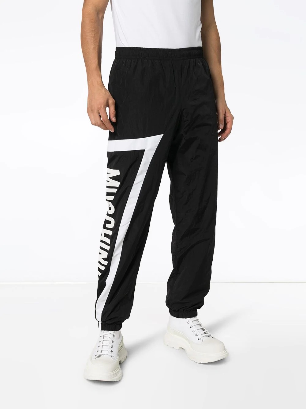 leogo-print track pants - 3