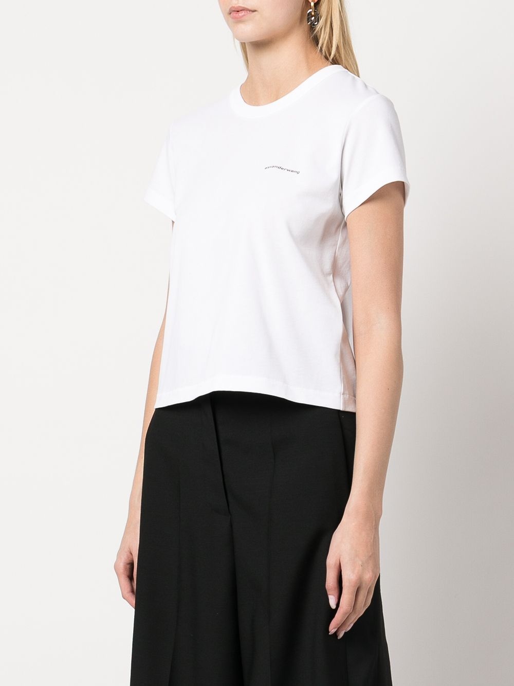 shrunken logo T-shirt - 3