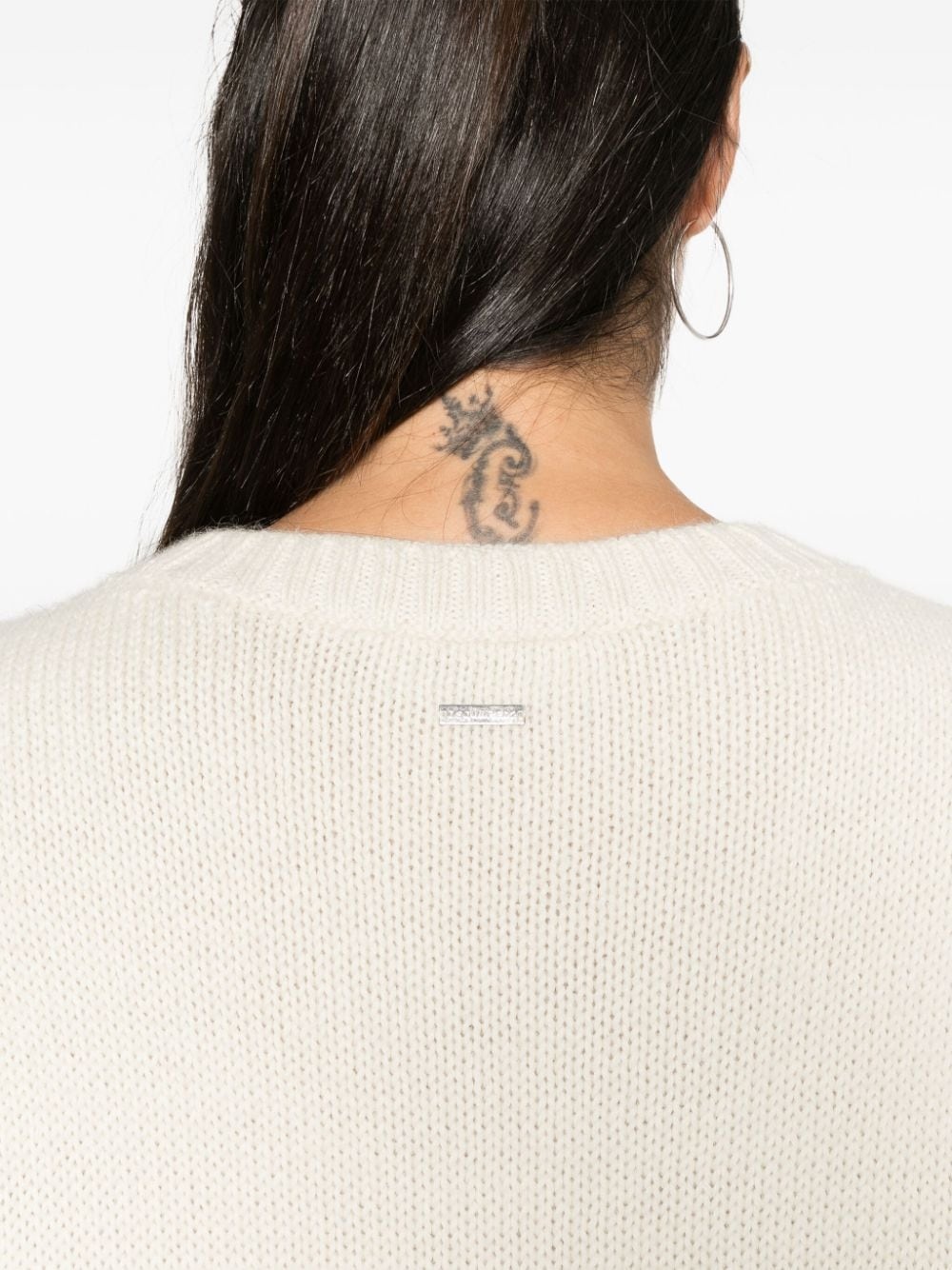 ribbed crew-neck jumper - 5