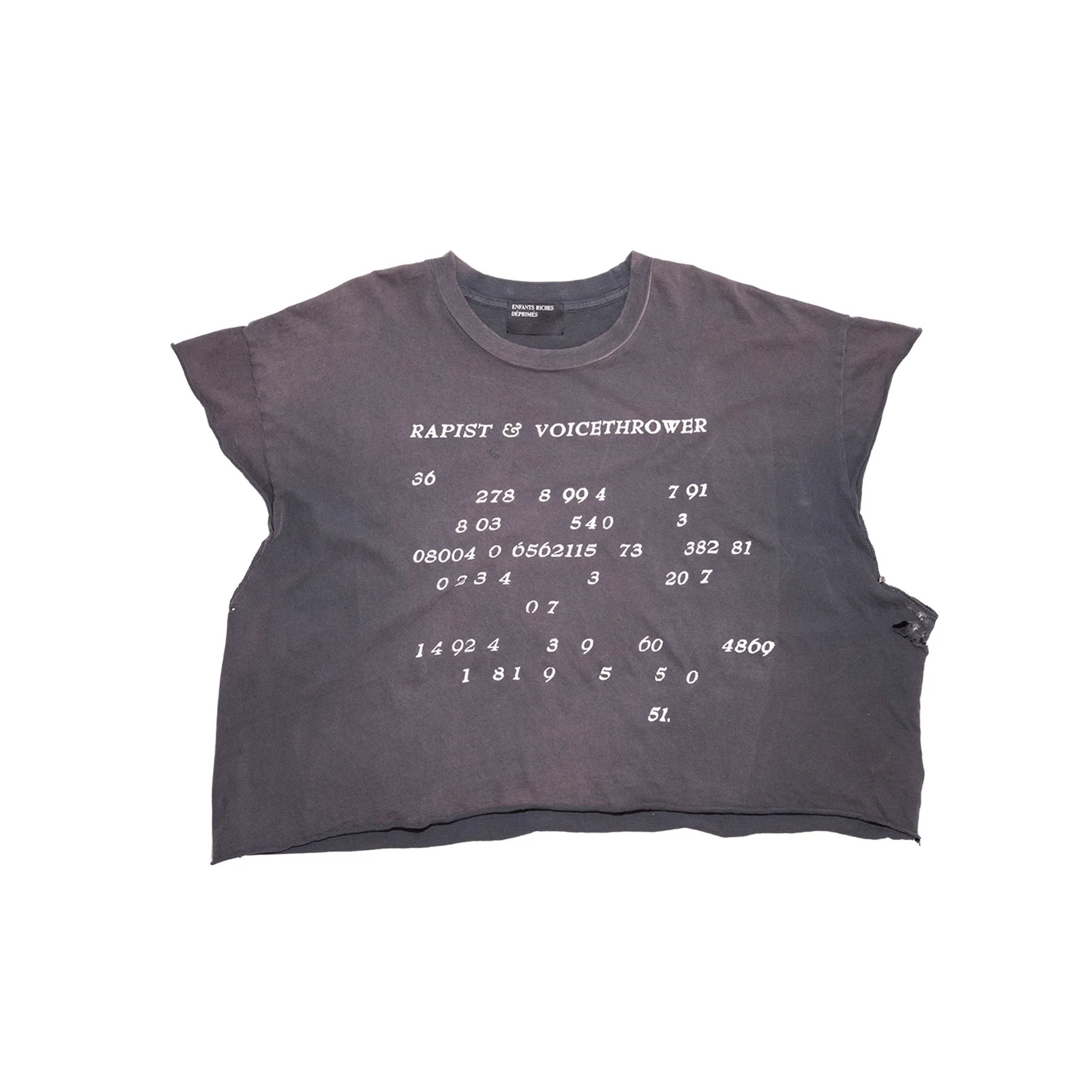VOICE THROWER CUT-OFF T-SHIRT - 1