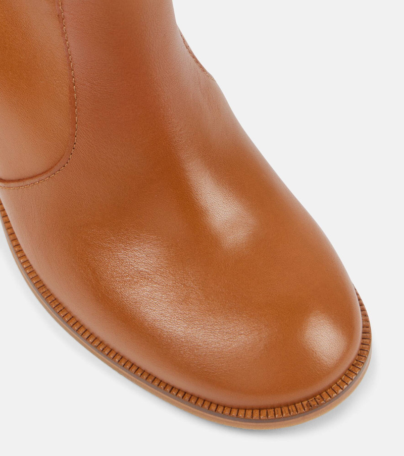 New Ring 80 leather ankle boots 6
