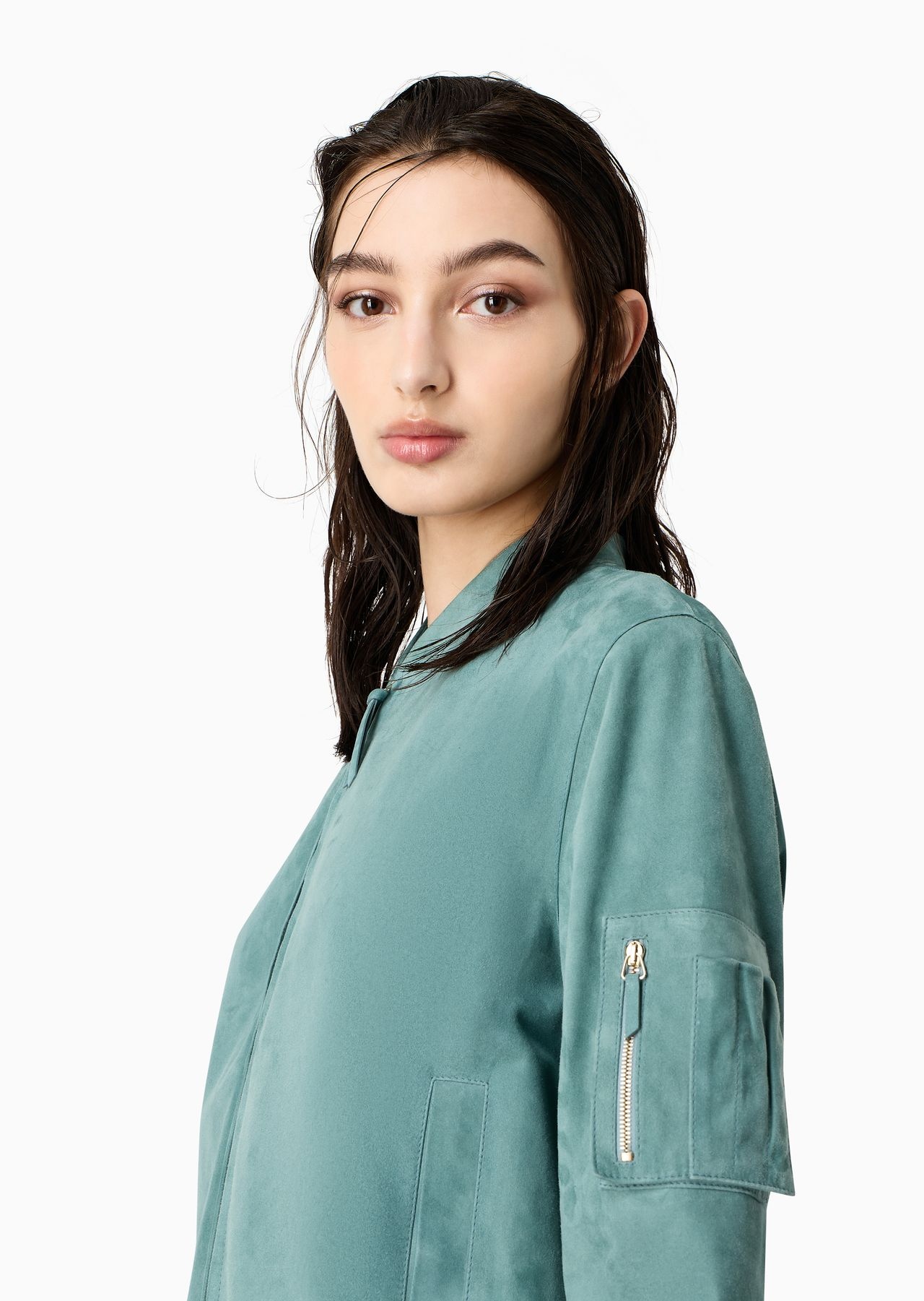 Suede blouson - 5
