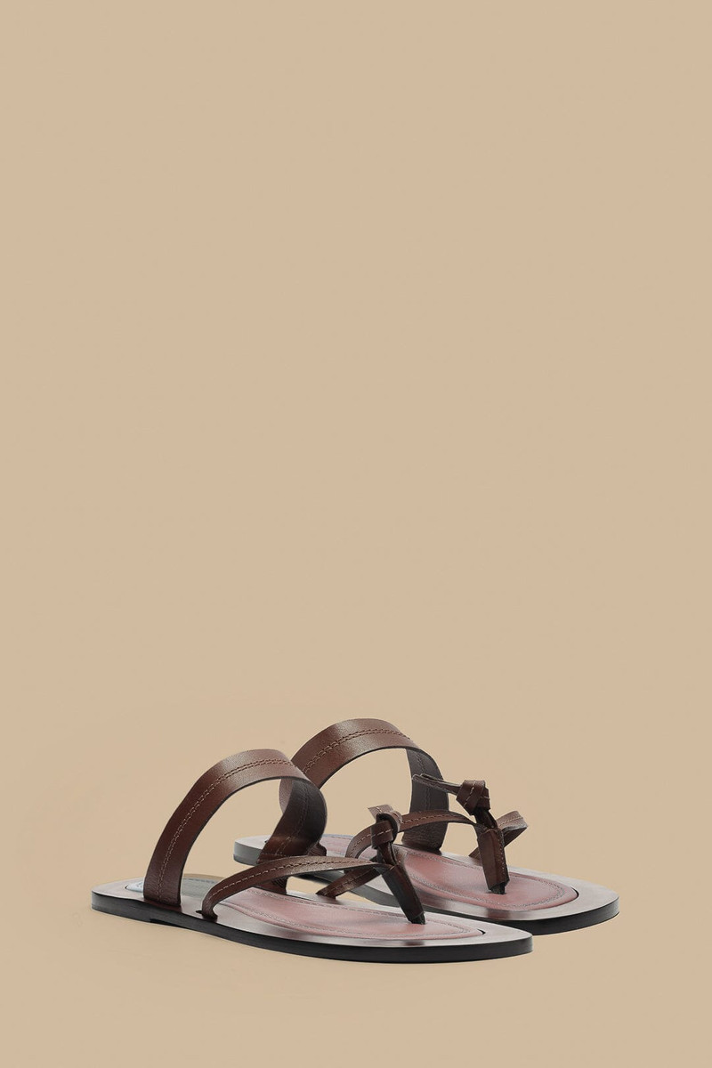 FARM RIO Coffee Tie Flat Sandal outlook