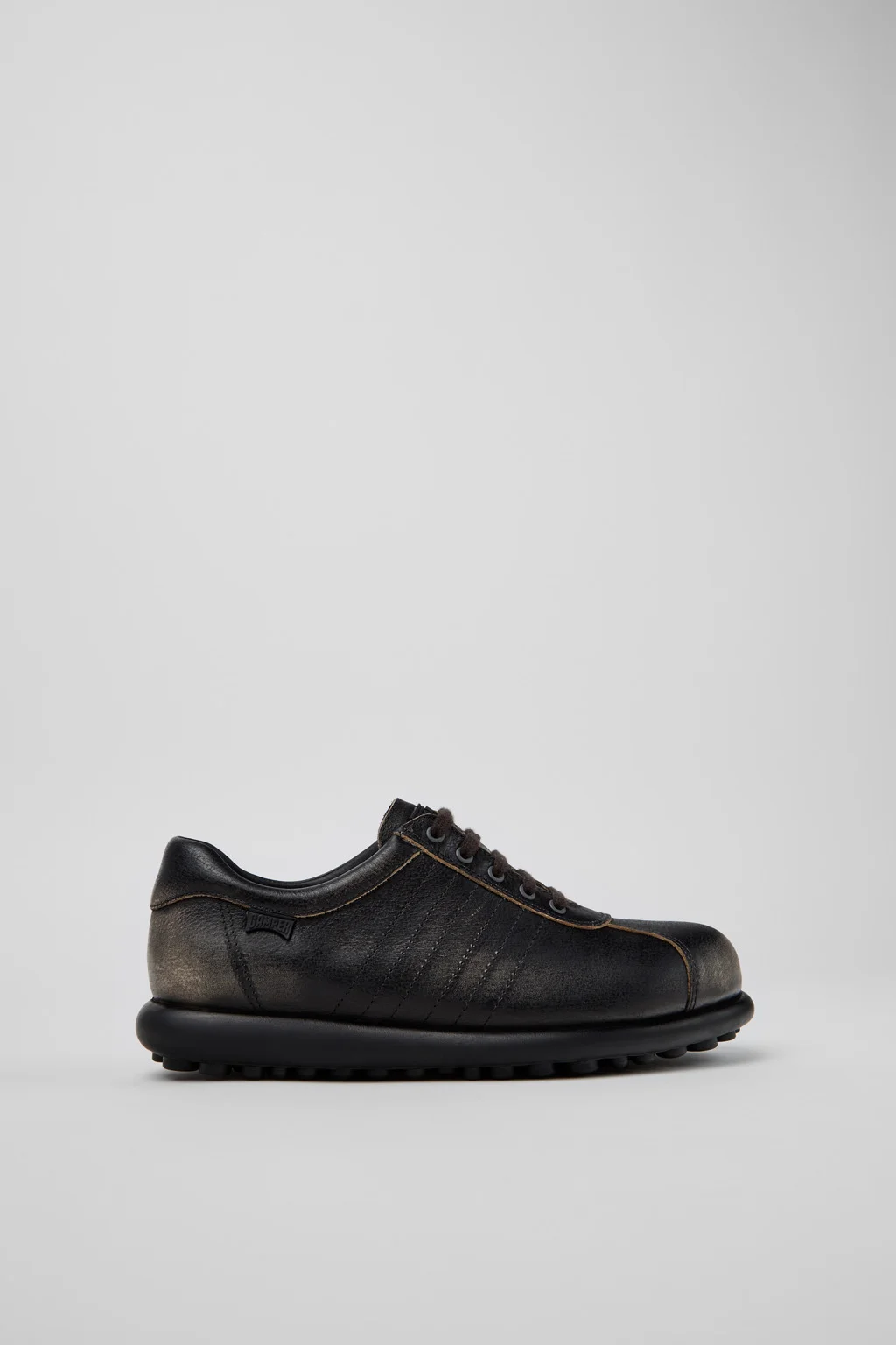 Pelotas Gray Leather Shoes for Women. - 1