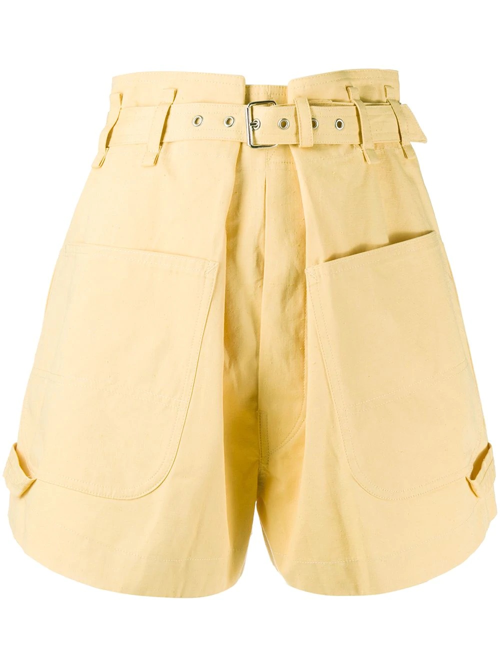 Ike belted cotton shorts - 1