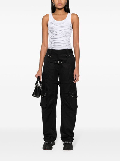 Off-White CO cotton straight-leg trousers outlook
