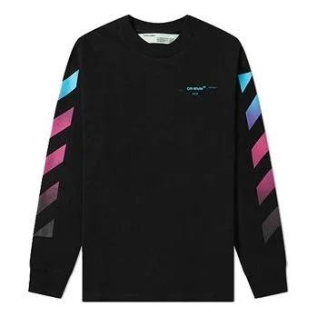 Off-White Gradient Arrows Sketch Mens Long Sleeve Sweater OMBA025F181920051088 - 1