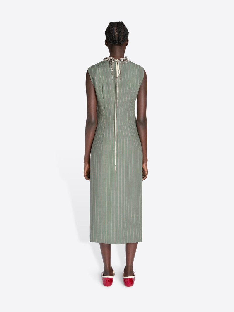 FITTED DRAPED DRESS 4