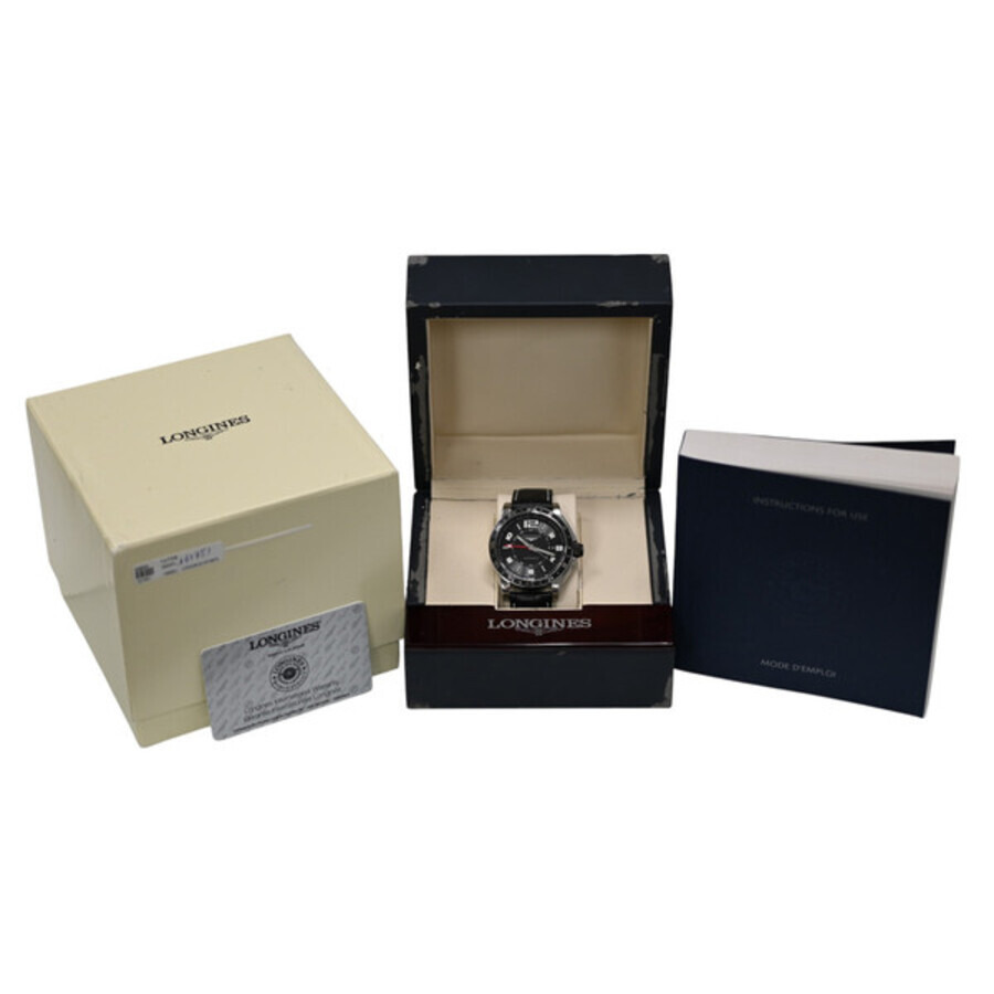 Pre-owned Longines Admiral Automatic Black Dial Men's Watch L3.668.4.56.0 - 2