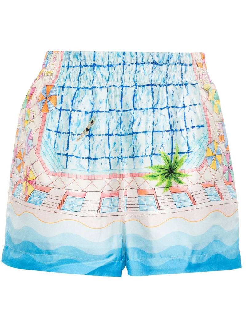 Le Plongeon silk shorts 1