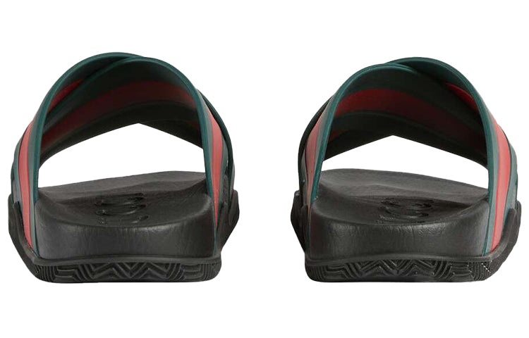 Gucci Rubber Slide 'Green Red' 630326-J8700-8460 - 5