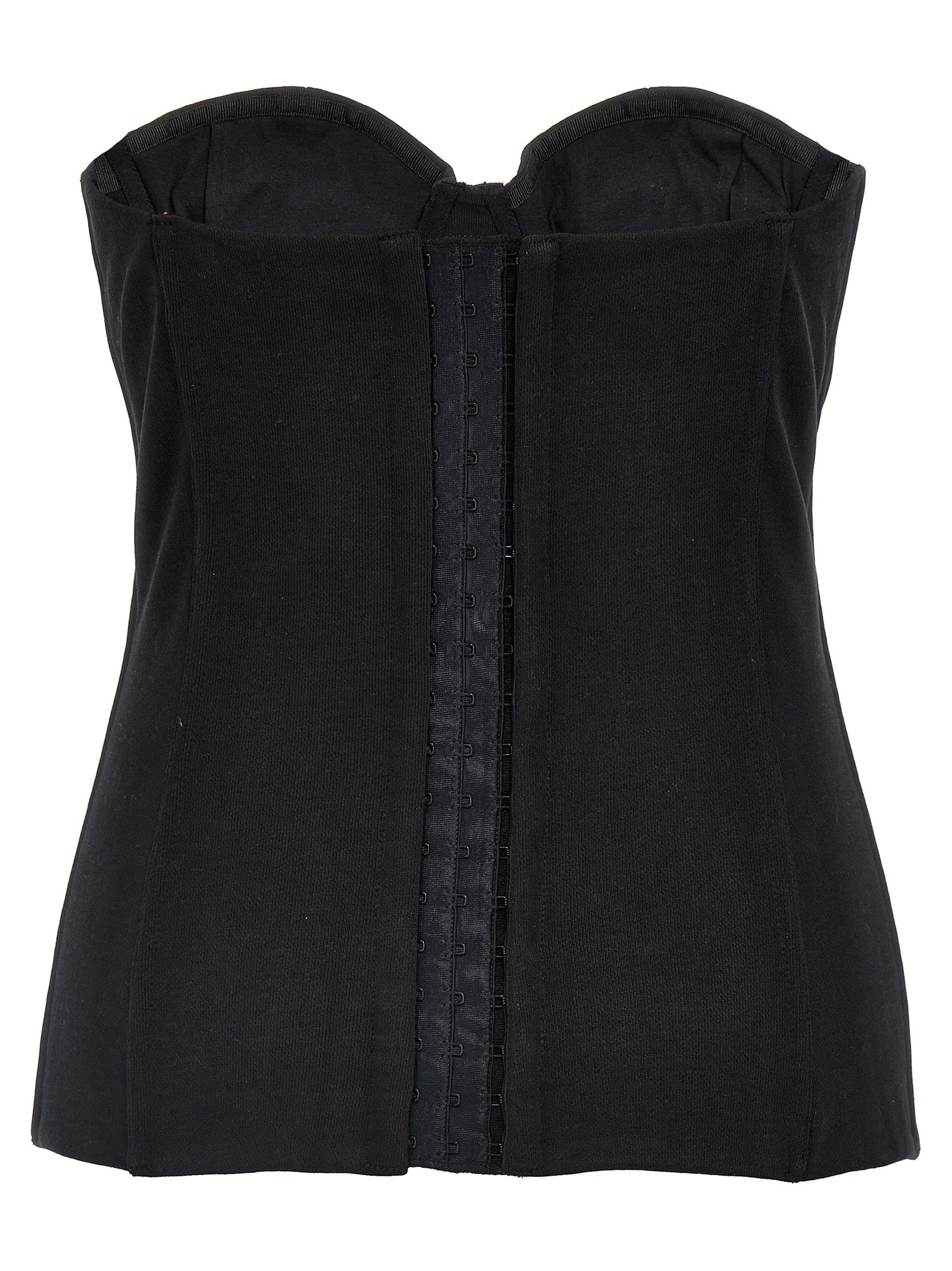 Molleton Corset Tops Black - 2