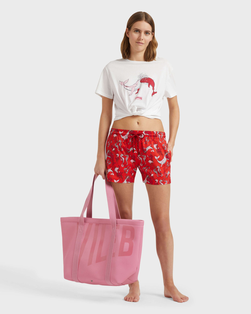 WOMEN SWIM SHORTS WHALES LOVE 4