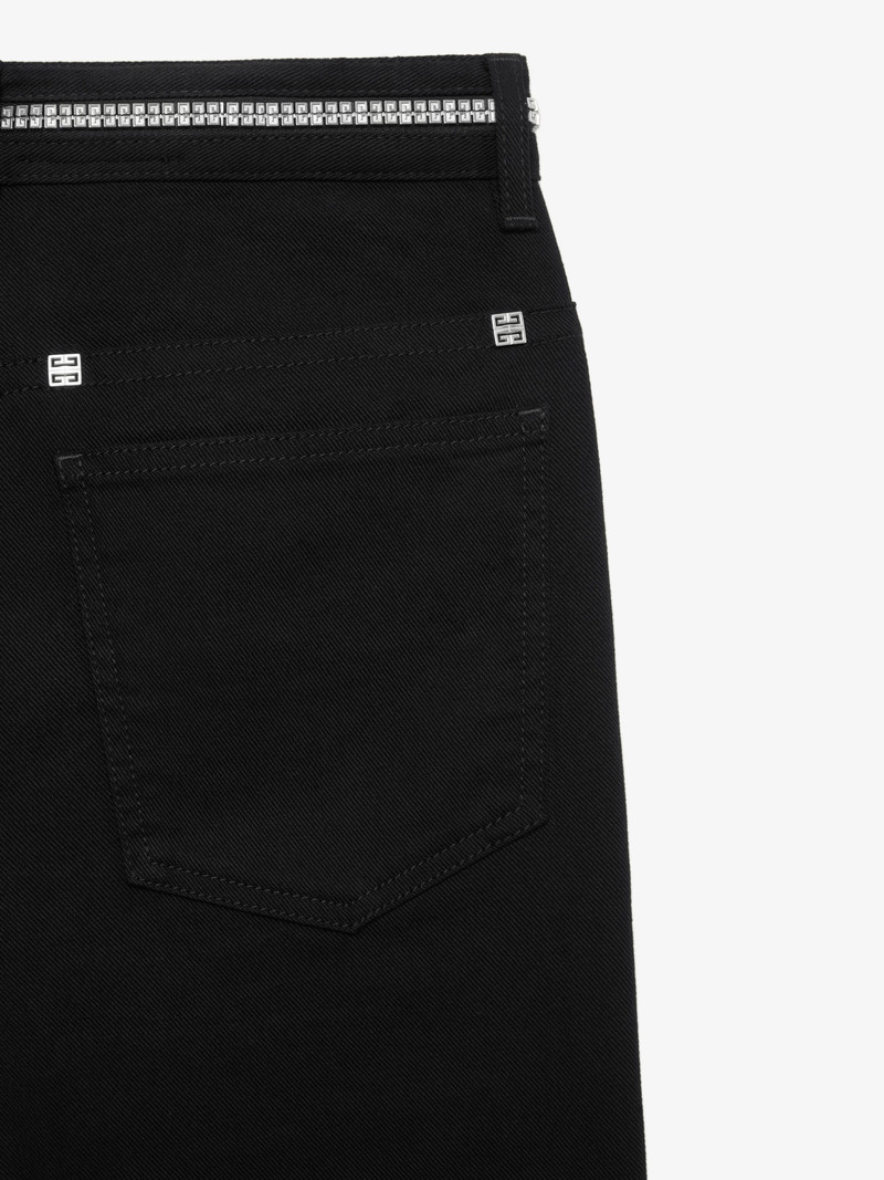 SLIM FIT JEANS IN DENIM WITH SKIRT EFFECT YOKE 6