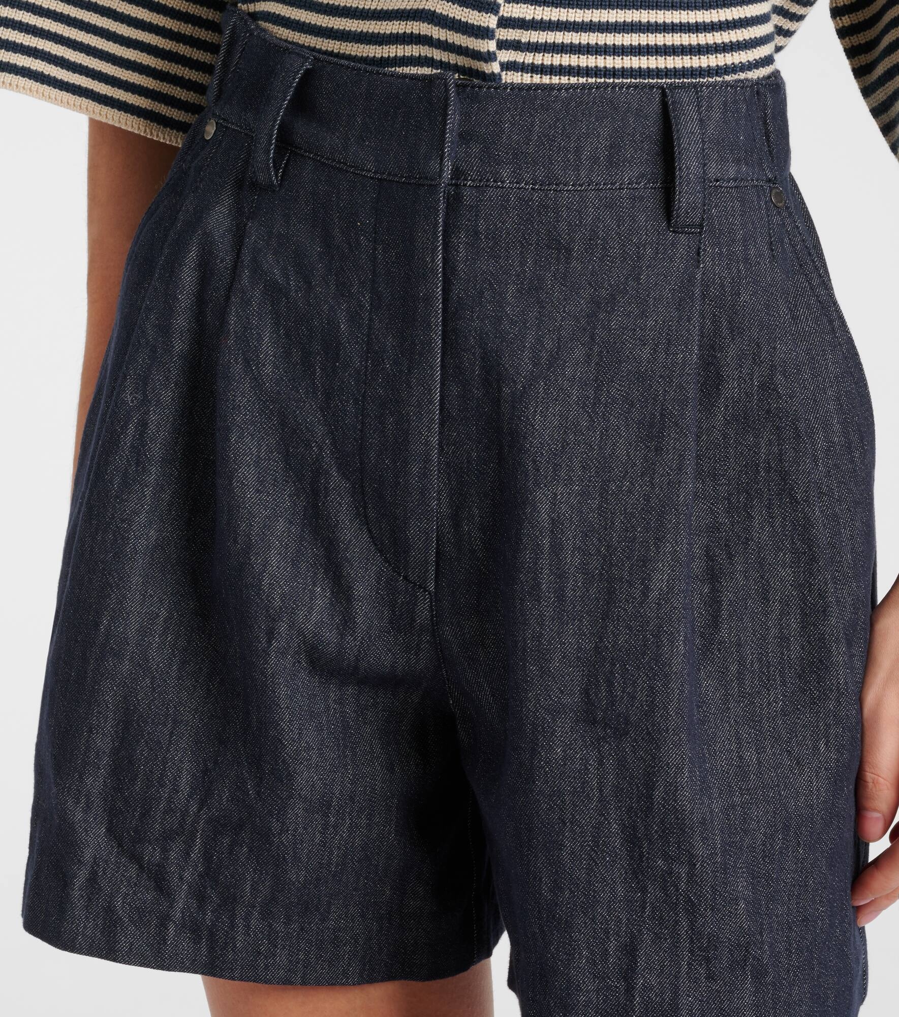 Denim Bermuda shorts - 4