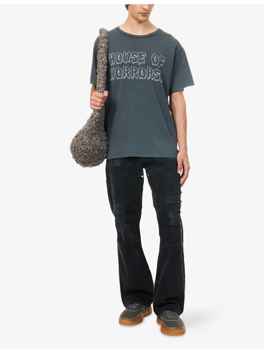 Horrors Graphic-Print Cotton T-Shirt - 2