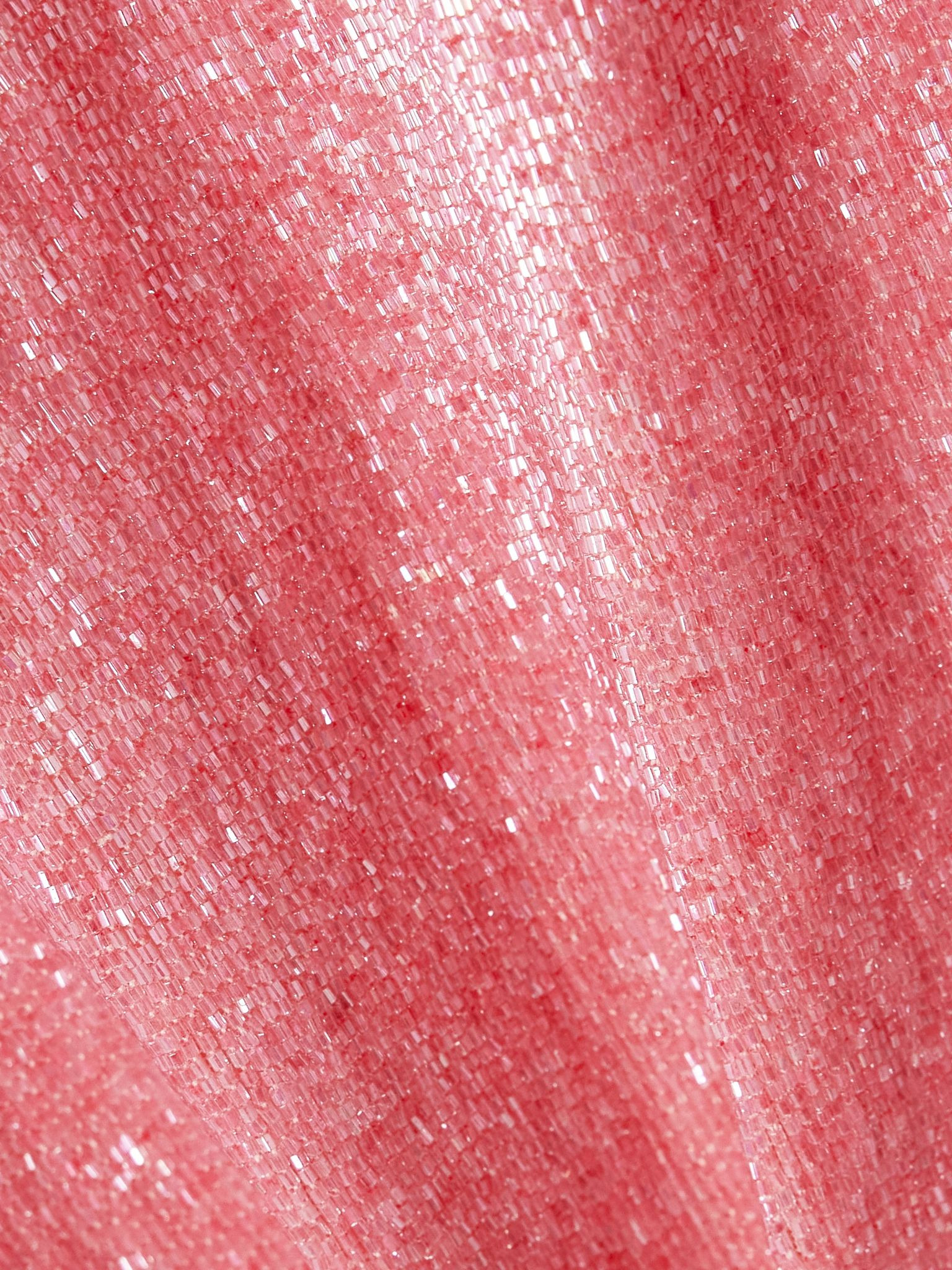 Maggi draped beaded tulle gown Pink - 4
