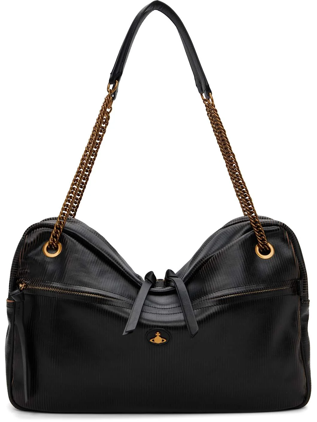 Black Dolce Large Shoulder Bag - 1