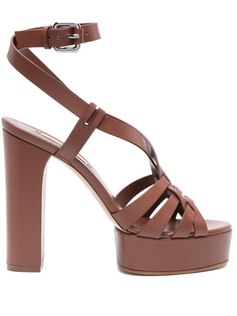 Betty 120mm leather sandals 1