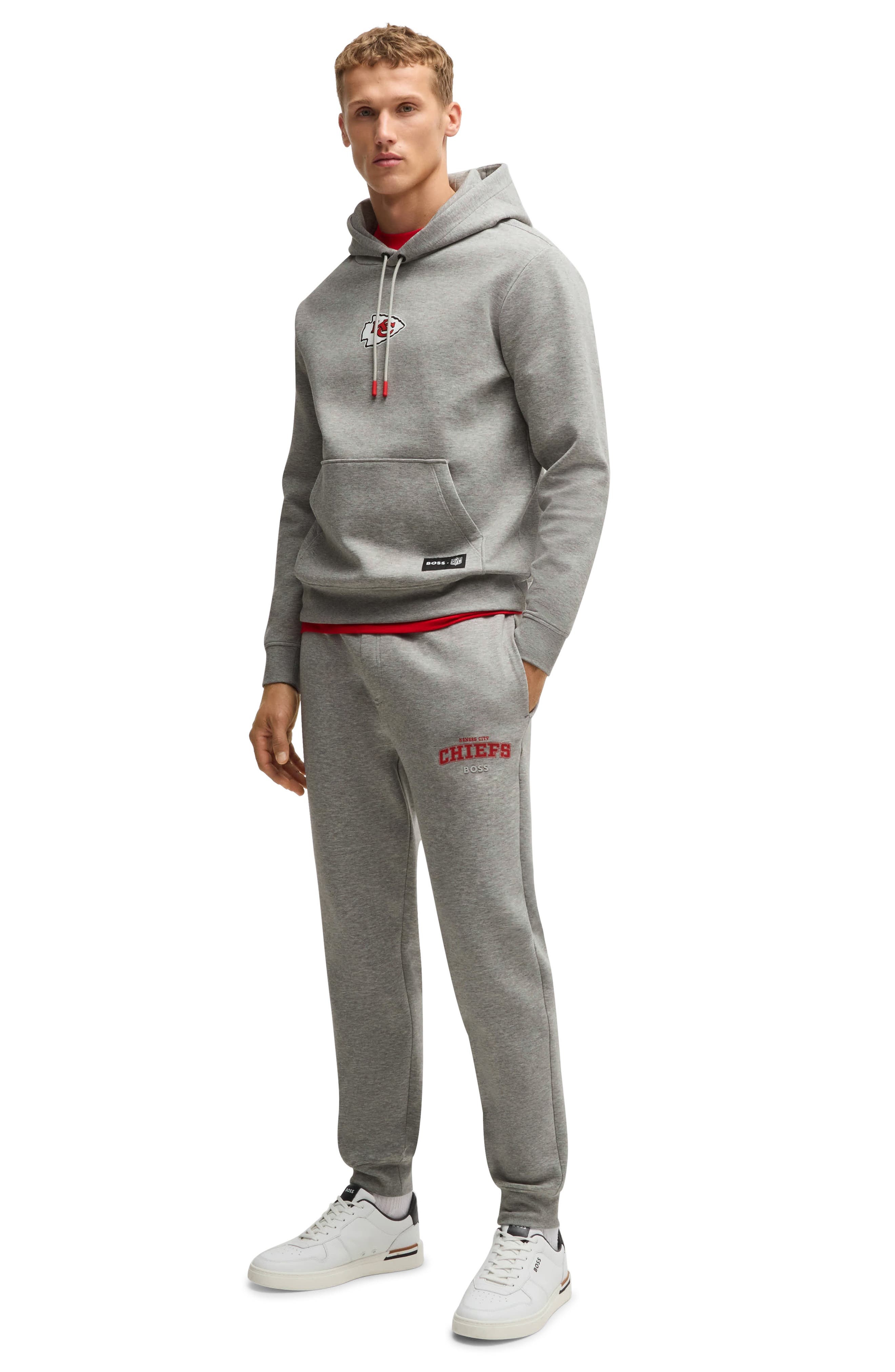 BOSS x NFL Woodson Graphic Hoodie in Kansas City Chiefs at Nordstrom - 7
