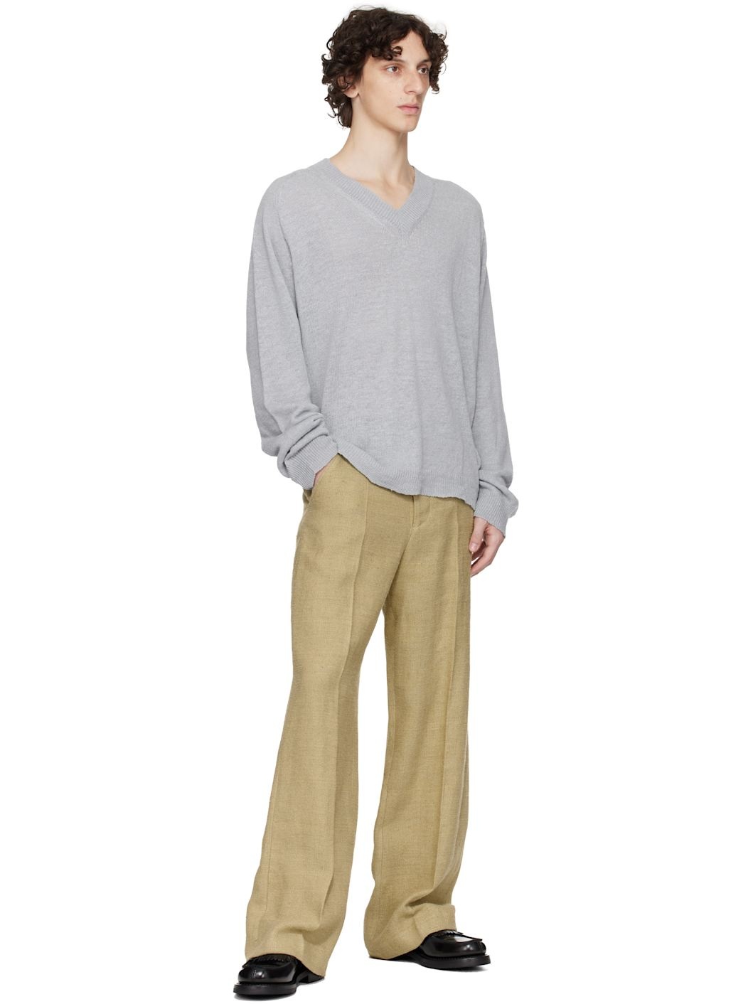 Blue Rue V-Neck Sweater - 4