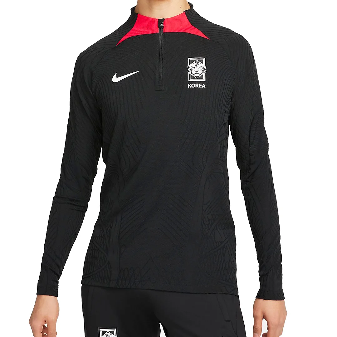Nike Dri-FIT Korea Soccer Jersey 'Black Red' DN1197-010 - 1