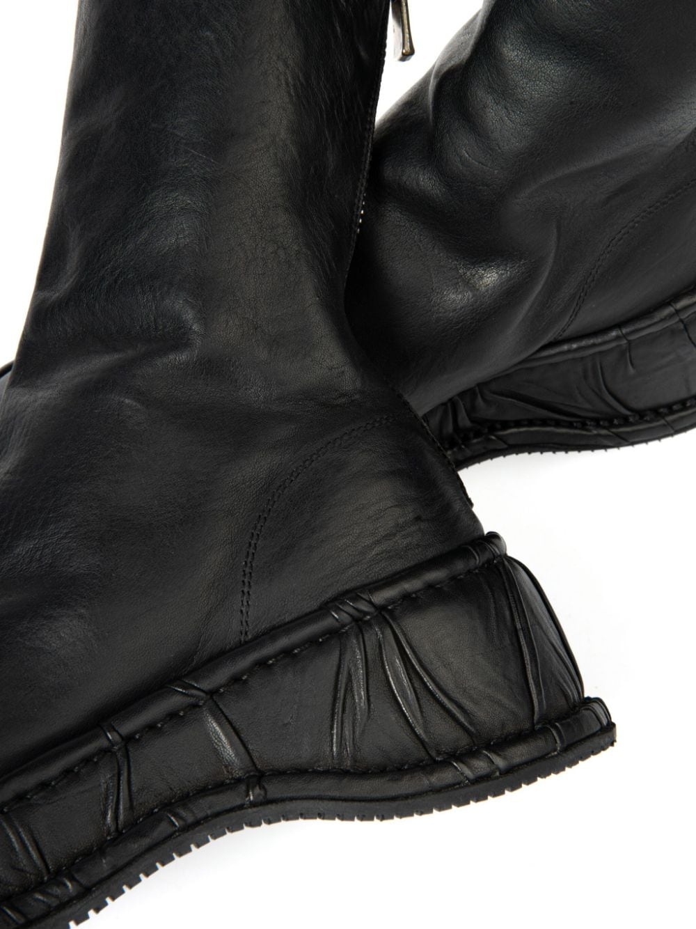 ankle leather boots - 4