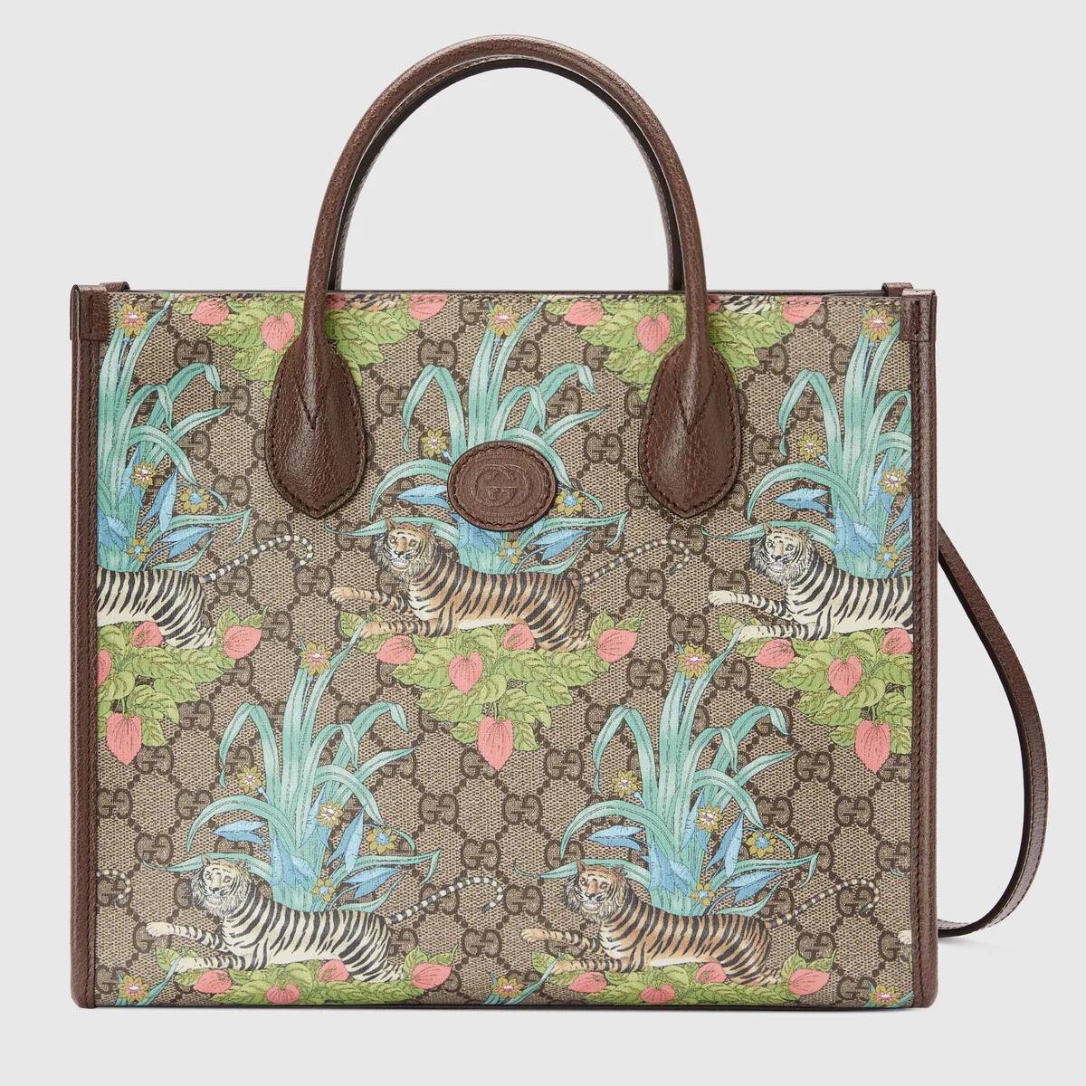 Gucci Tiger GG small tote bag - 1
