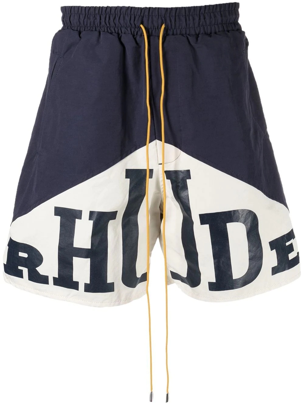 logo-print drawstring shorts - 1