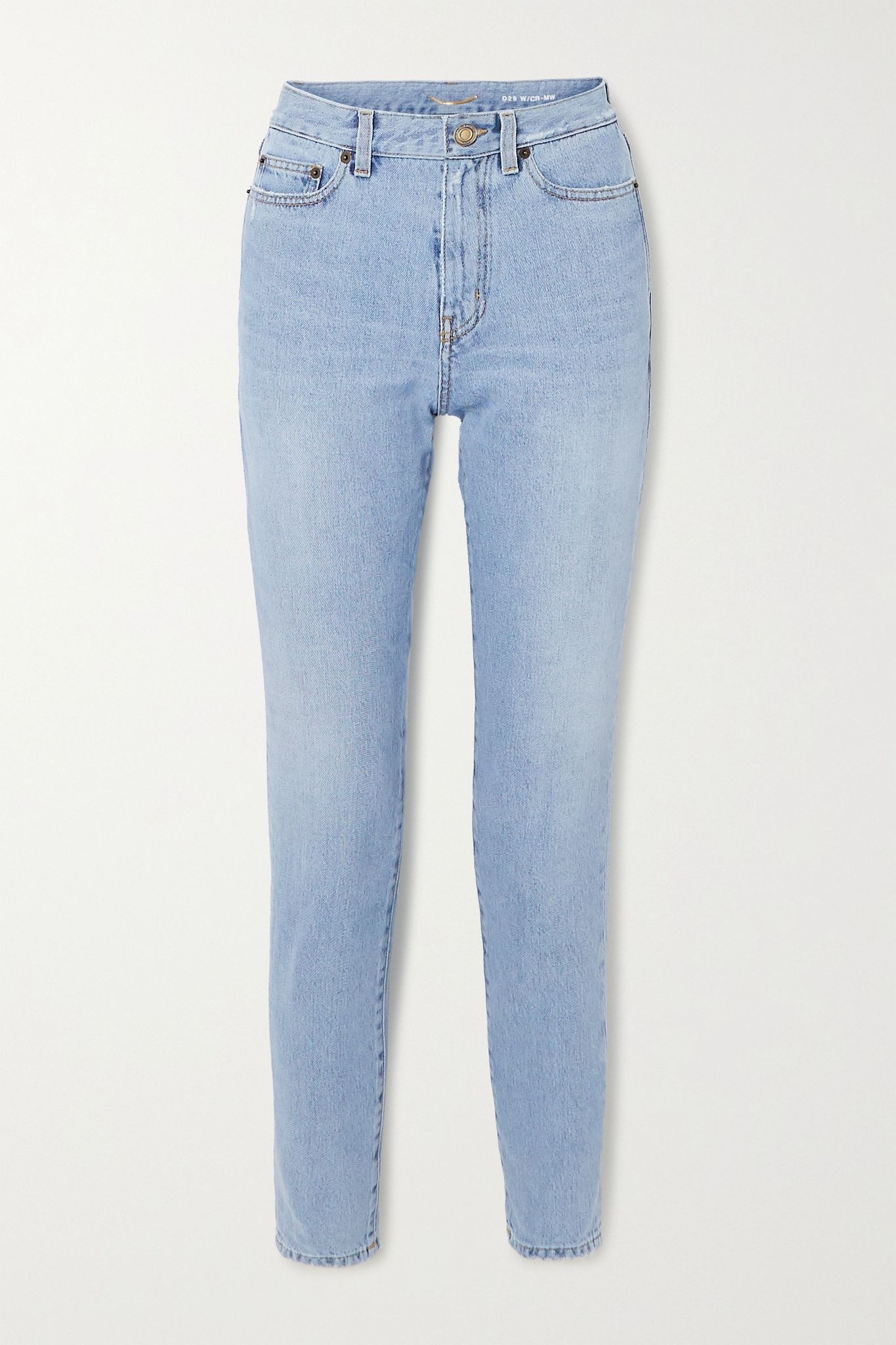 High-rise straight-leg jeans - 1