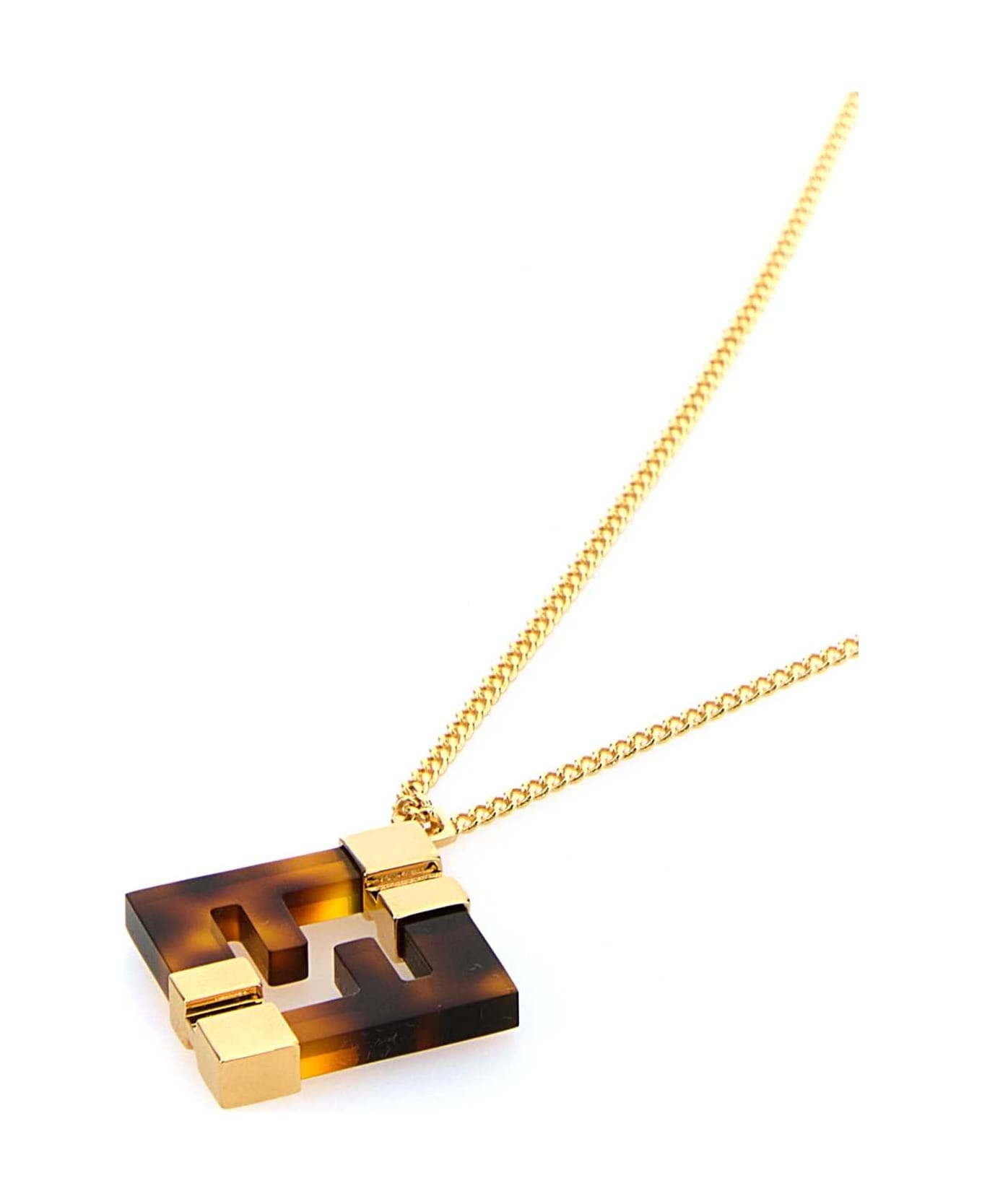 ネックレス・ペンダント FENDI Printed Plexiglass And l Forever Fendi Necklace Fendi Printed Plexiglass And Metal Forever Necklace | ModeSens