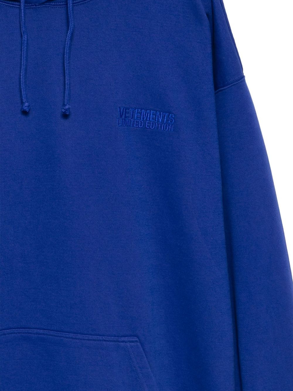 embroidered-logo hoodie - 3