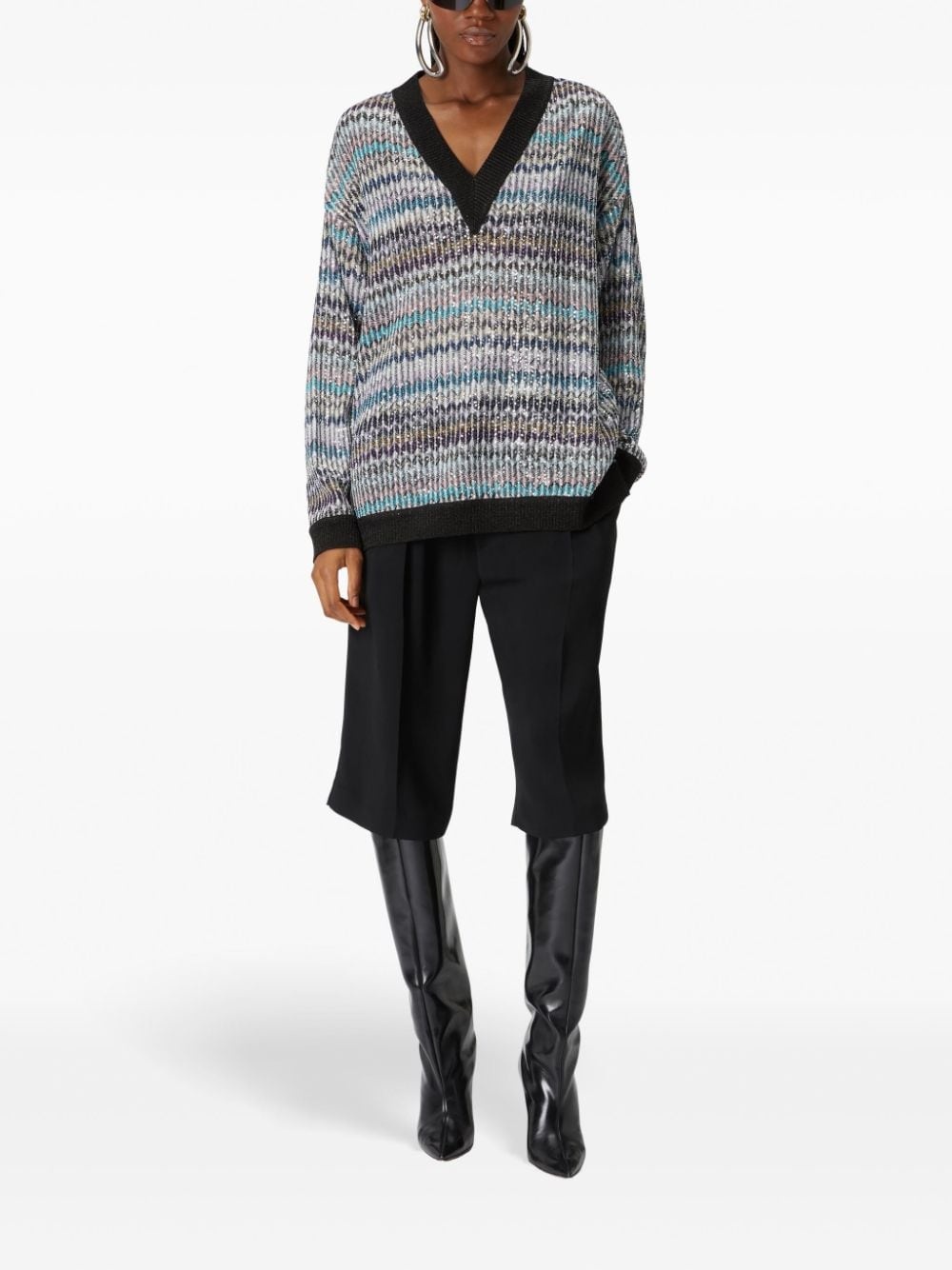 V-neck jumper - 2