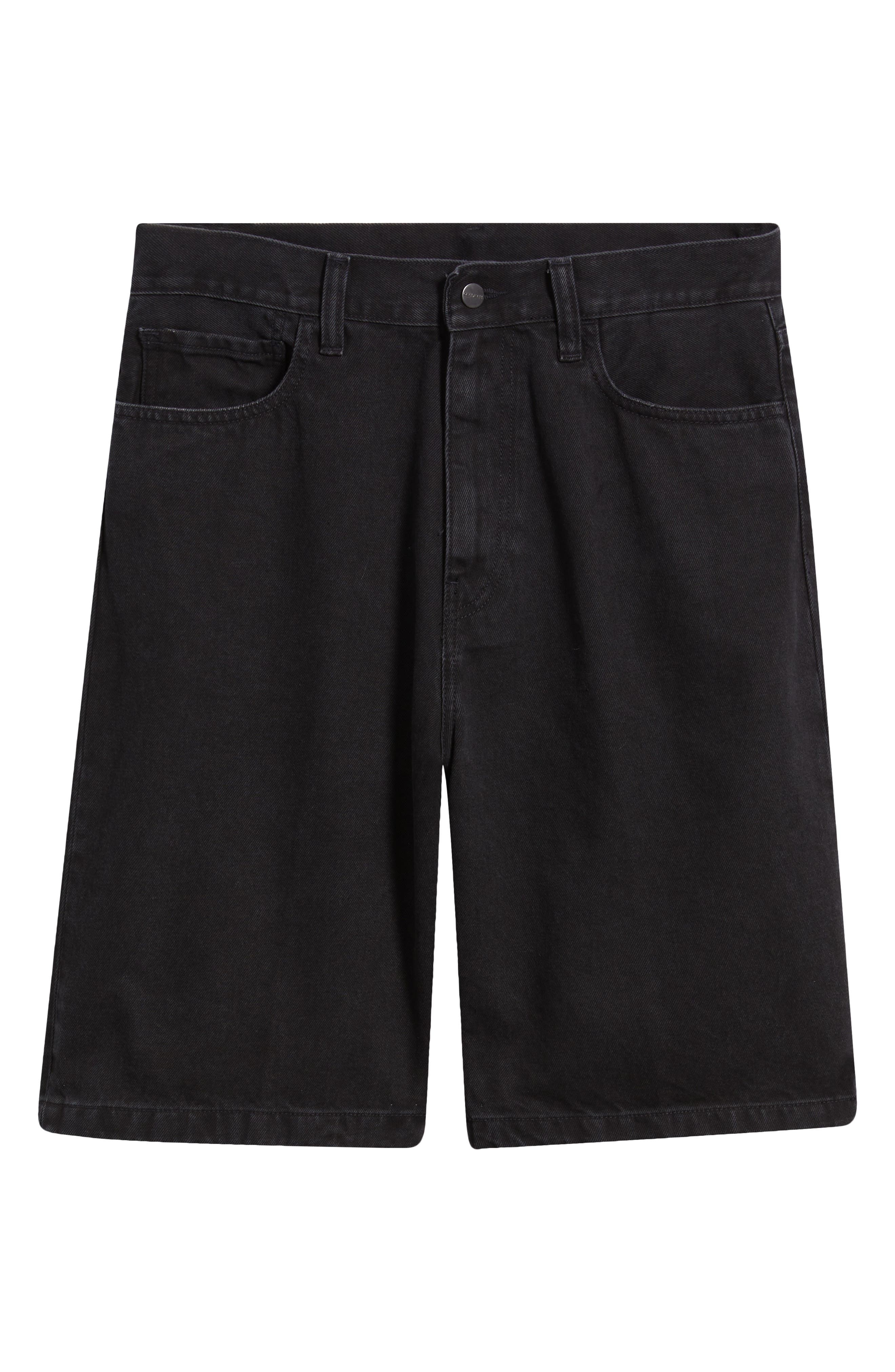 Carhartt Work In Progress Landon Denim Shorts in Black (Stone Washed) at Nordstrom - 5