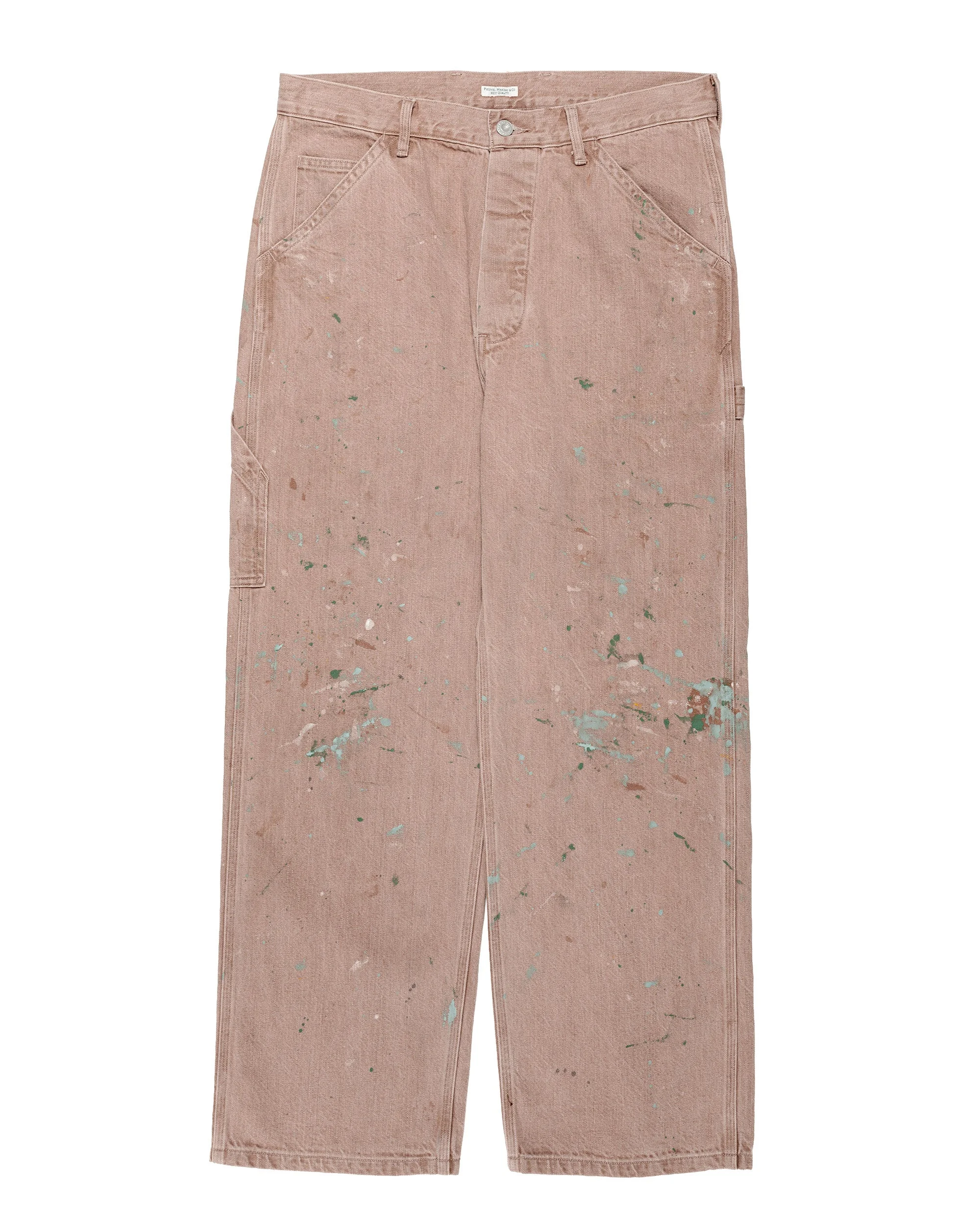 Denim Painter Trousers Brown(Painted) - 1