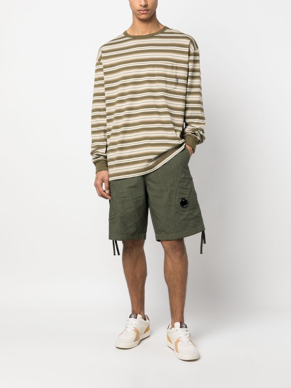 multi-pocket cotton Bermuda shorts - 2