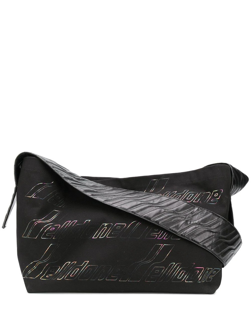 logo-print shoulder bag 1