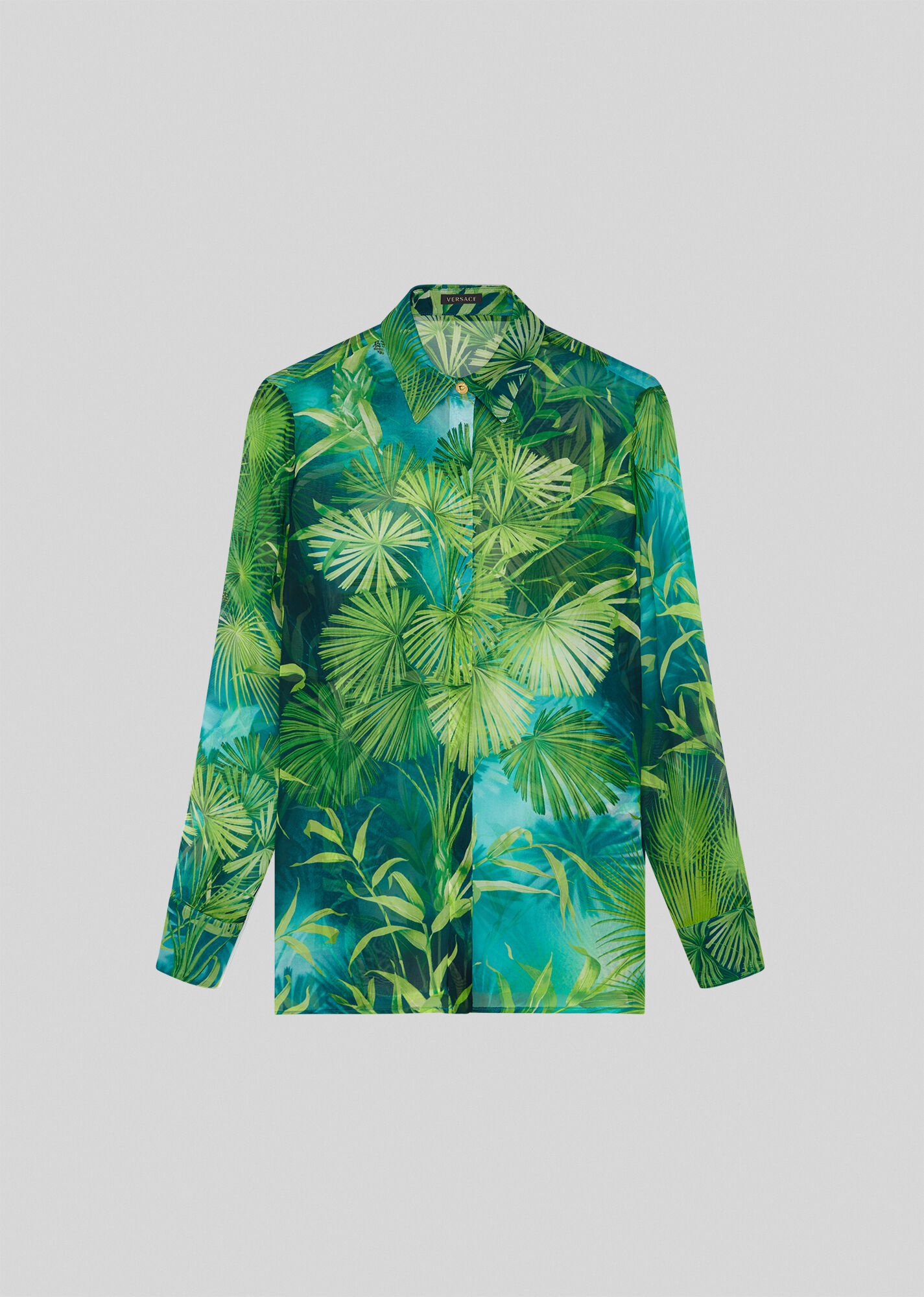 Jungle Print Silk Muslin Shirt - 1