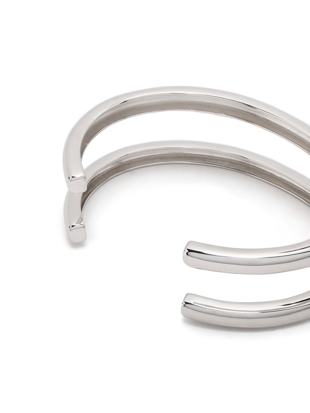 Cage recycled sterling silver cuff - 4