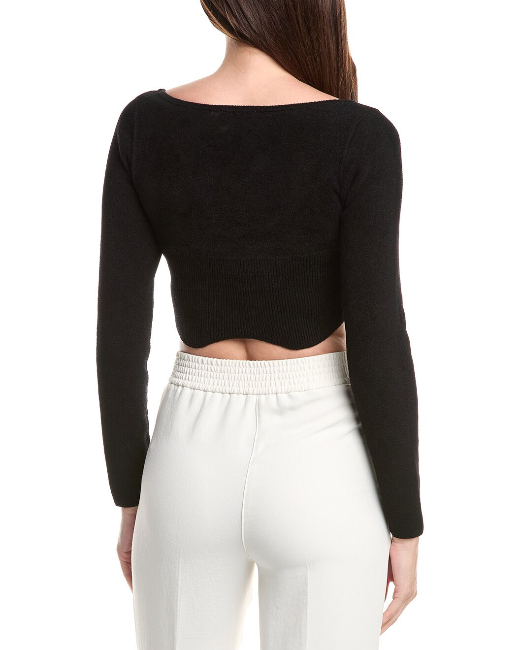 Sandro Cropped Sweater - 2