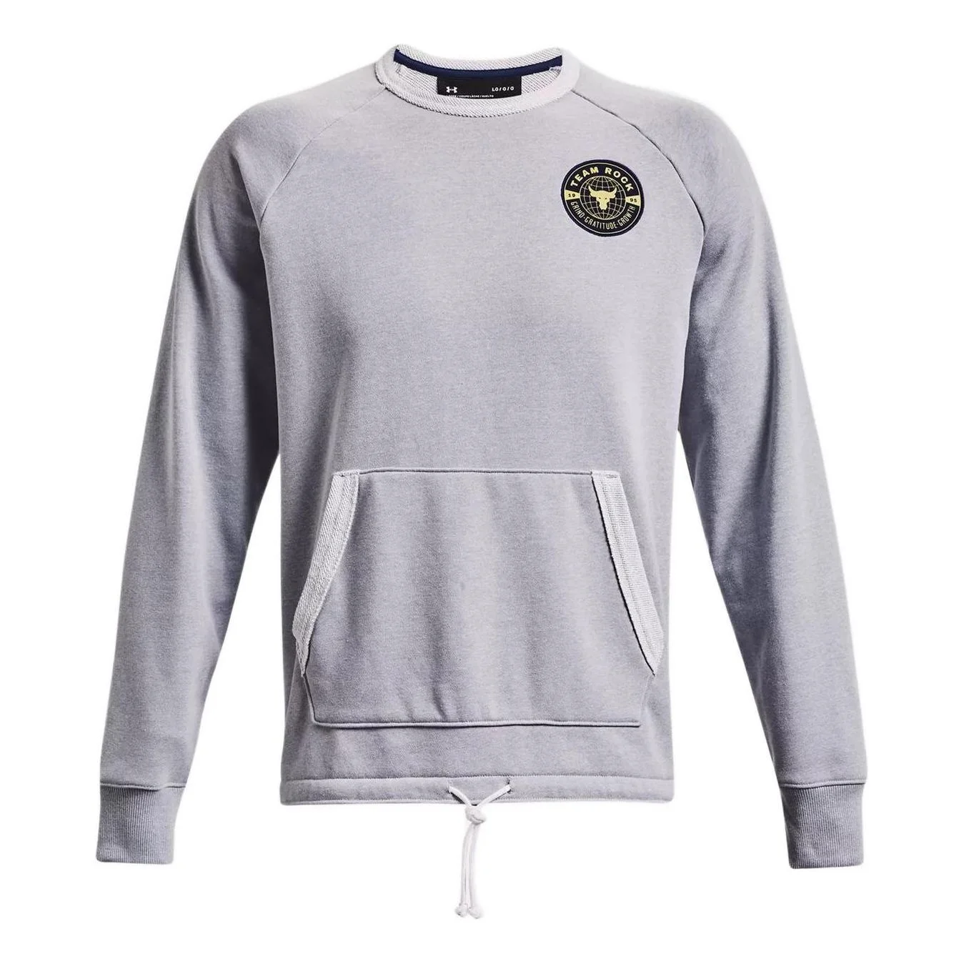 Under Armour Project Rock Heavyweight Terry Sweatshirt 'Grey' 1370452-011 - 1