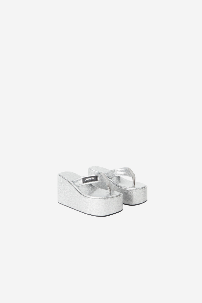 COPERNI Glitter Branded Wedge Sandal outlook