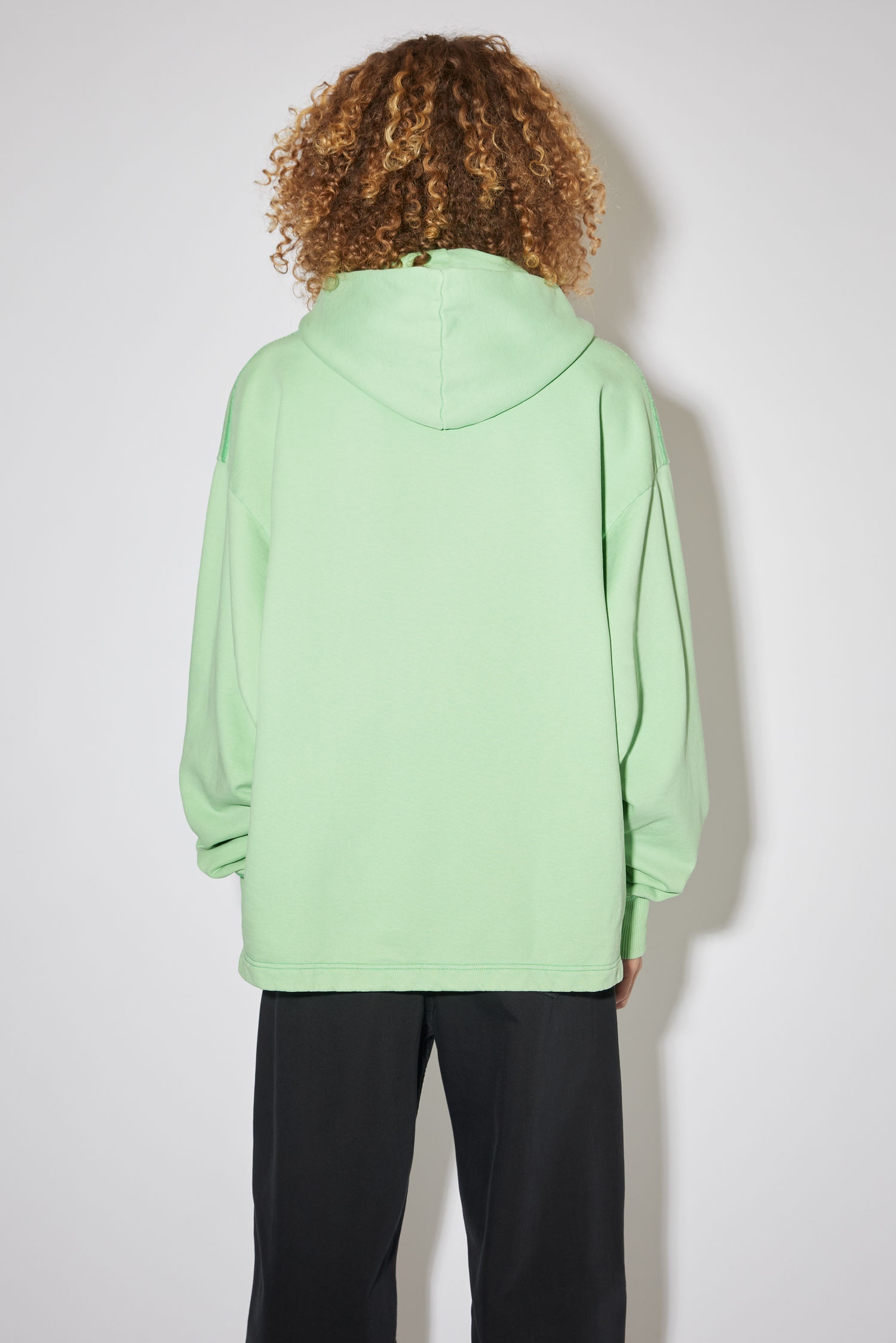 Hooded sweatshirt - Mint green - 3