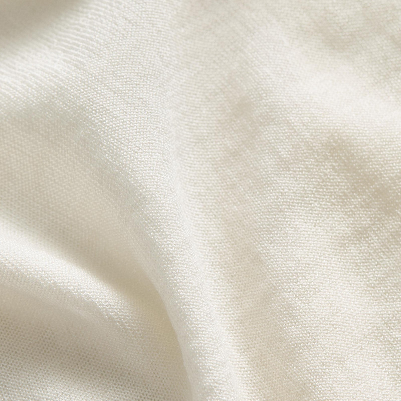 Slit Sleeve Turtleneck Sweater in Wool-Viscose 7