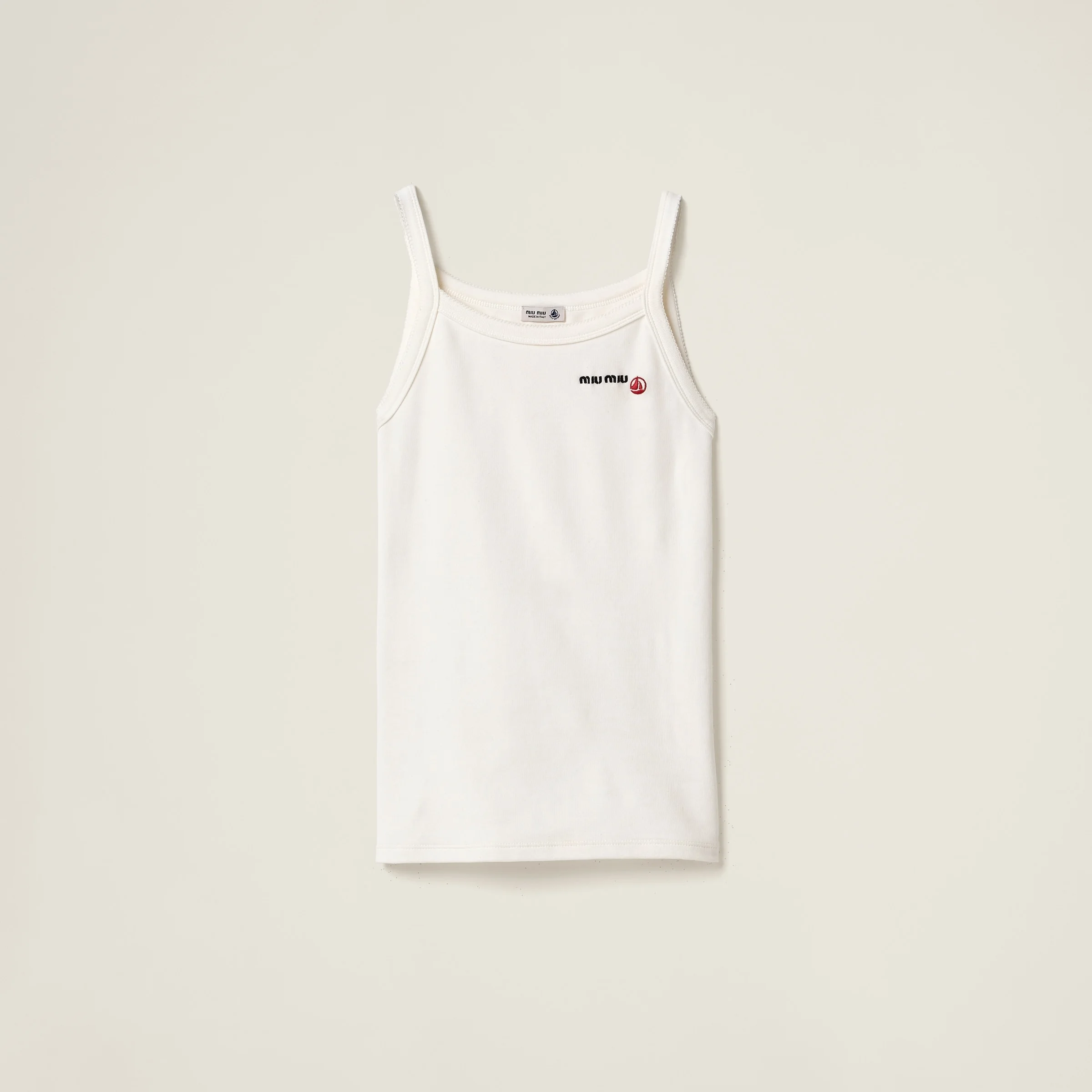 Petit Bateau X Miu Miu stretch jersey top - 1